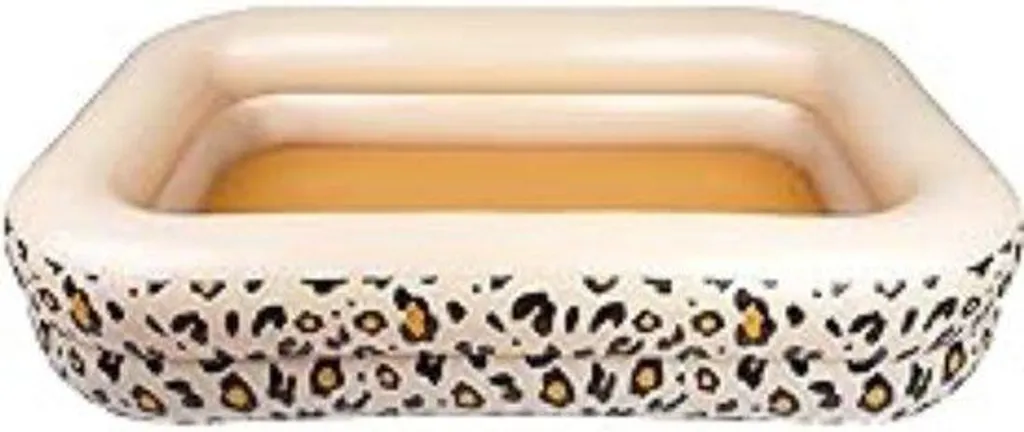 Piscine rectangulaire beige anti-déformation à parois larges 211 cm