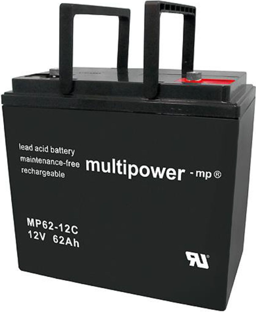 Multipower MP62-12C / 12V 62Ah Blei Akku AGM Zyklentyp