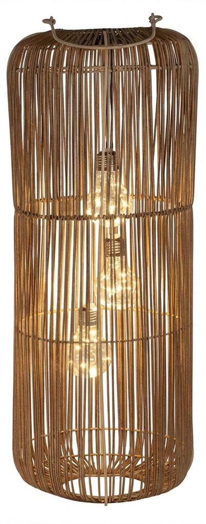 formano Solarlaterne Garten Rattan-Look Laterne 3 LED Produktbild 