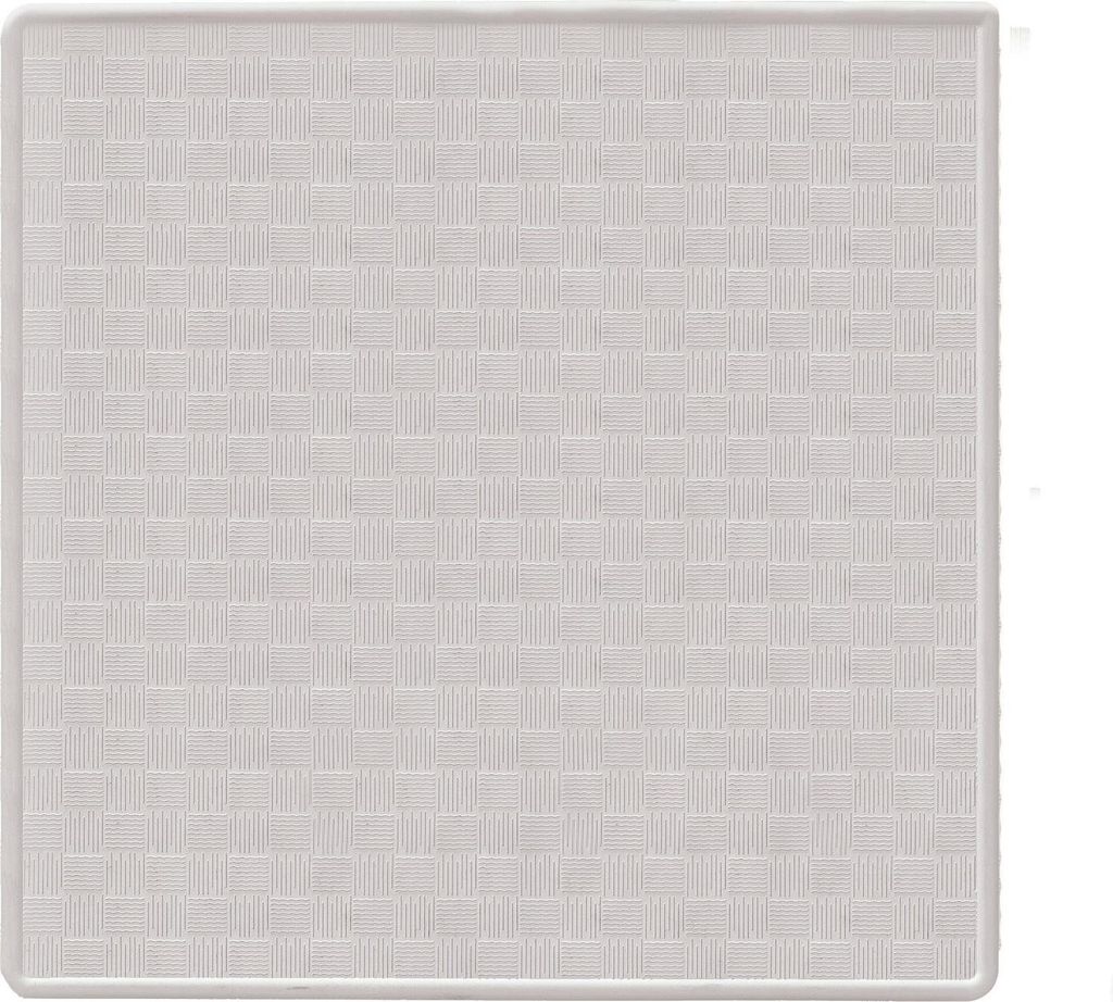 Kleine Wolke Duscheinlage RUBY Silbergrau 53 x 53 cm