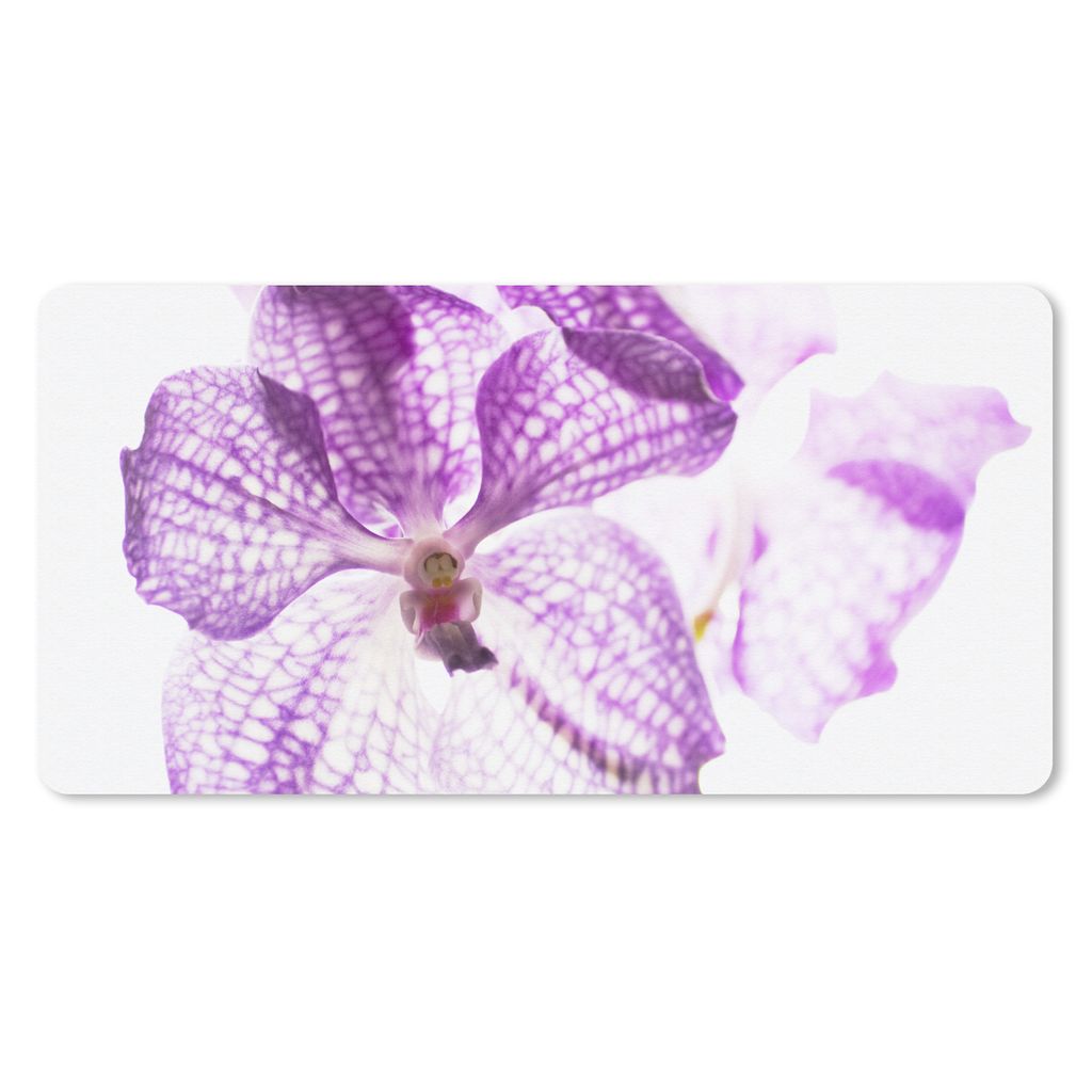 MuchoWow Mauspad Mousepad Lila Orchideen 60x30 cm - Mousepads - Maus Mat - Pad - Mausunterlage - Nachhaltig