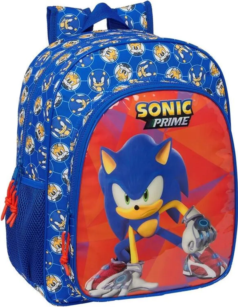 Sac à dos Sonic Prime 38 cm adaptable pour soulager le dos des enfants