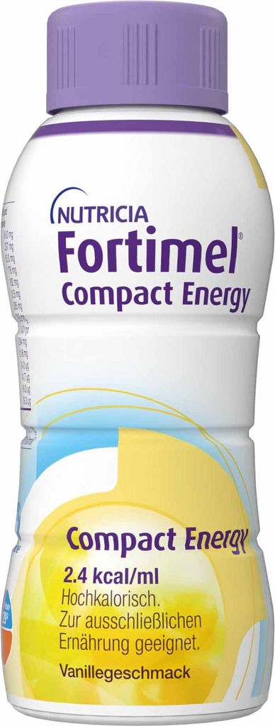 Fortimel Compact Energy Erdbeere 8X4X300 ml Produktbild 