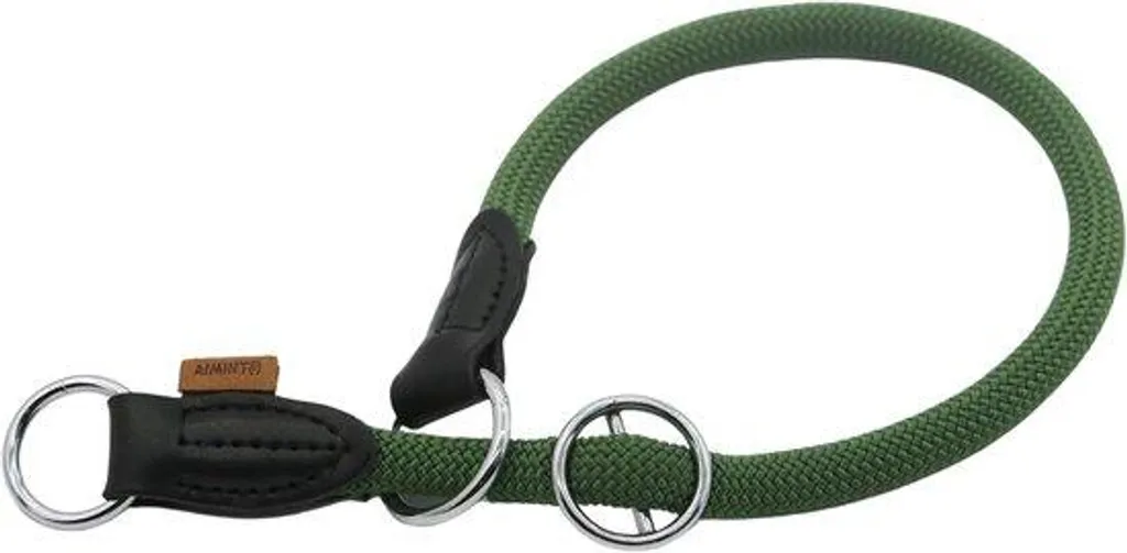Collier de dressage martingale rond grand modèle en cuir véritable