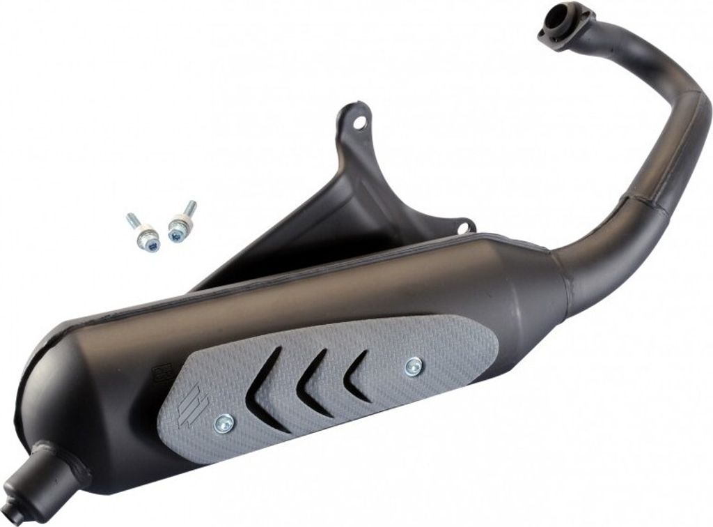 Polini Auspuff Original - mit ABE kompatibel mit Piaggio / Gilera 50 ccm 2-Takt