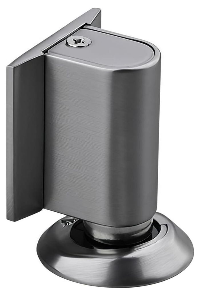 Magnetischer Türstopper ohne Bohren, höhenverstellbarer Türhalter aus Zinklegierung mit selbstklebendem Aufkleber und Schrauben, für Böden und...