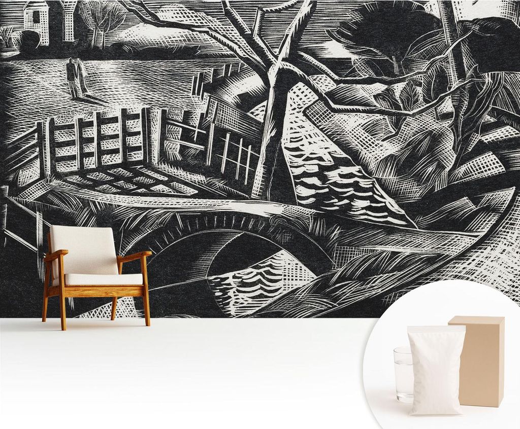 Fototapete - 416x254 cm - Tapete - Wandtapete - Wandbilder - Dekofolie - Tapete Folie - Wand - Dekoration - Wohnzimmer - Architekturlandschaft