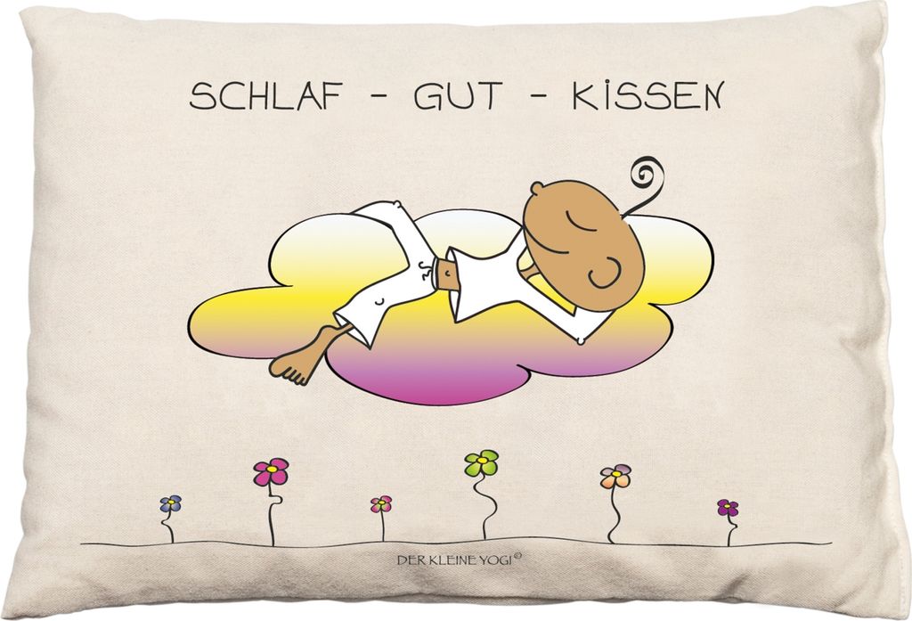 Goebel Bio Duft-, Zirben- und Lavendelkissen Der kleine Yogi - "Schlaf gut" - Bio-Zirbenkissen