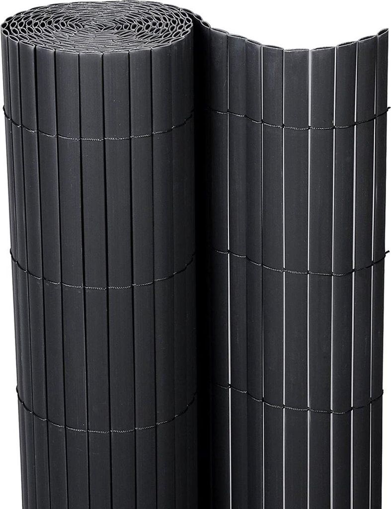 Happyment Sichtschutznetz DeLuxus - Sichtschutznetz - PVC Sichtschutz - Gartenzaun - Windschutznetz - 100x400cm