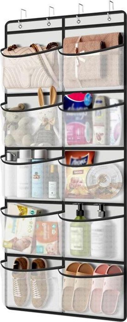 Závěsný organizér na boty s 10 přihrádkami, 126 x 54,5 cm, Obrázek produktu 