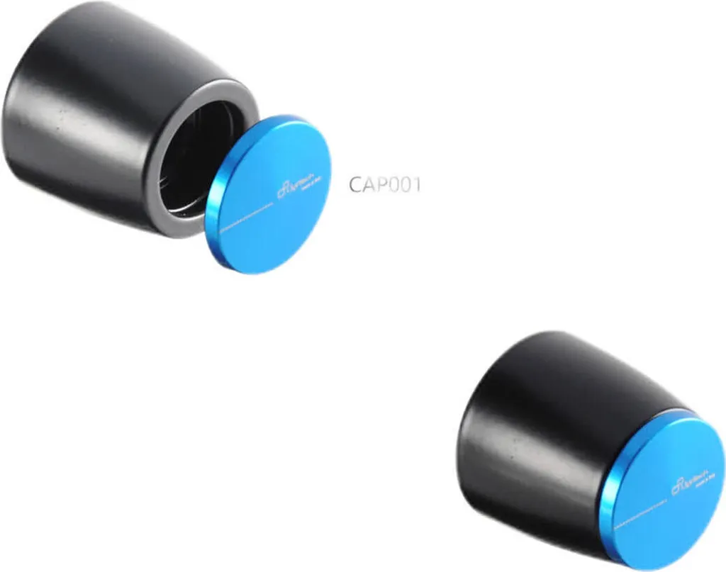 Contrepoids Lightech 400 en alu CNC noir pour guidon de Ducati 1098 S