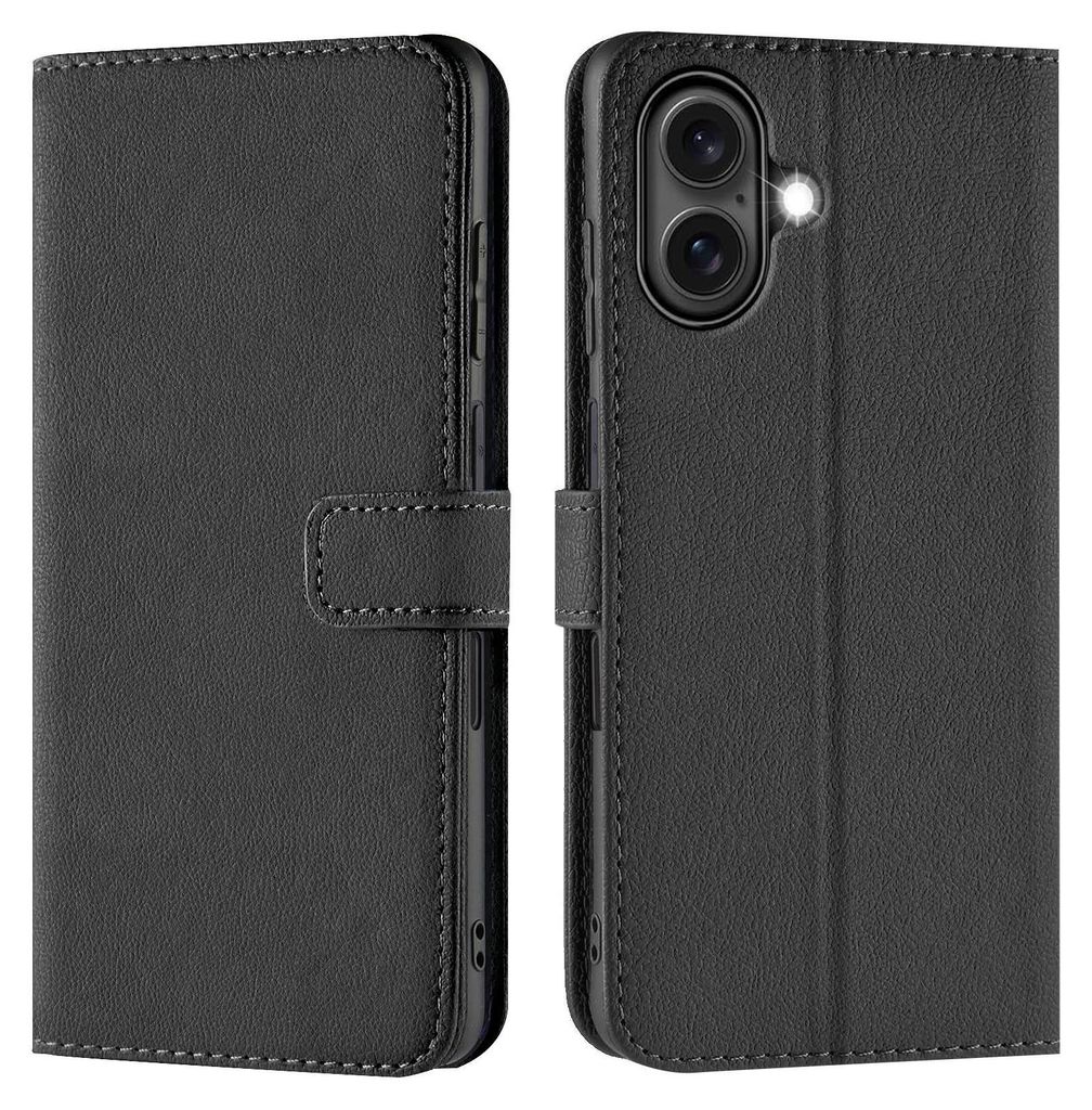 Book Case pour iPhone 16 Housse Flip Cover Housse de Image du produit 