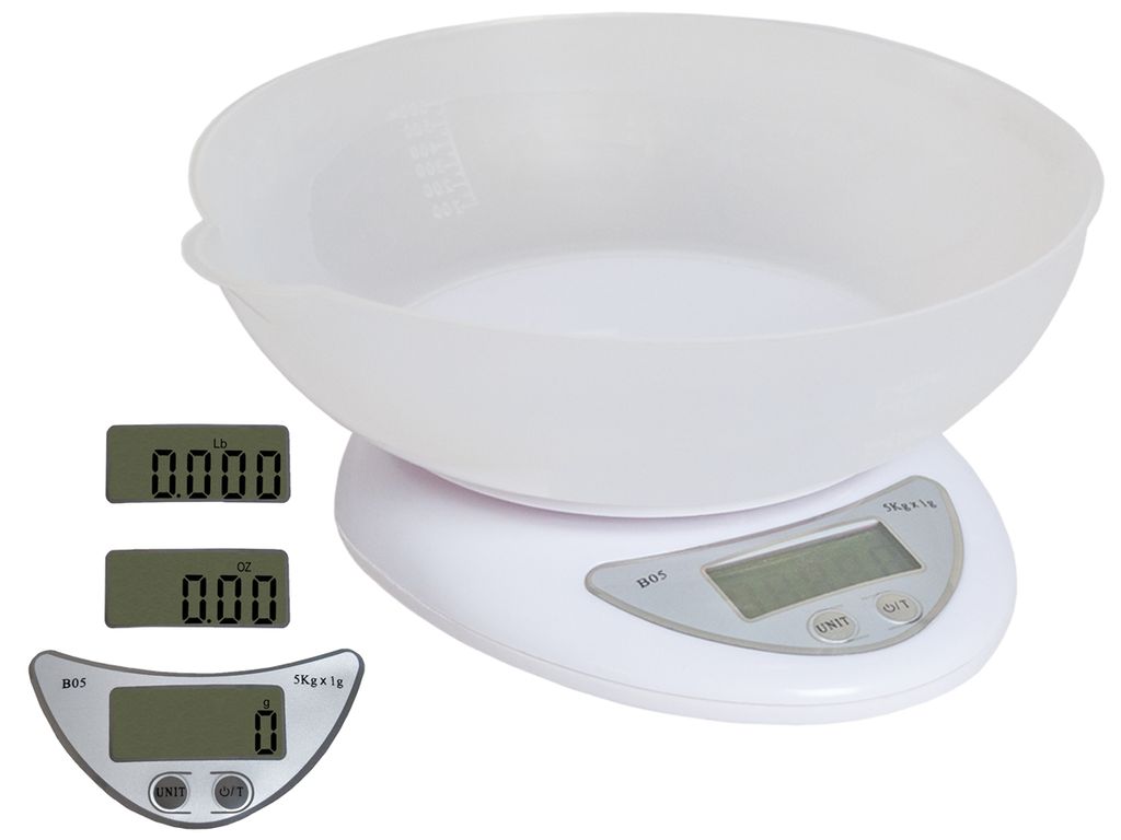 Digitale Küchenwaage von 1g bis 5kg Haushaltswaage Küchen Waage Digitalwaage DE 