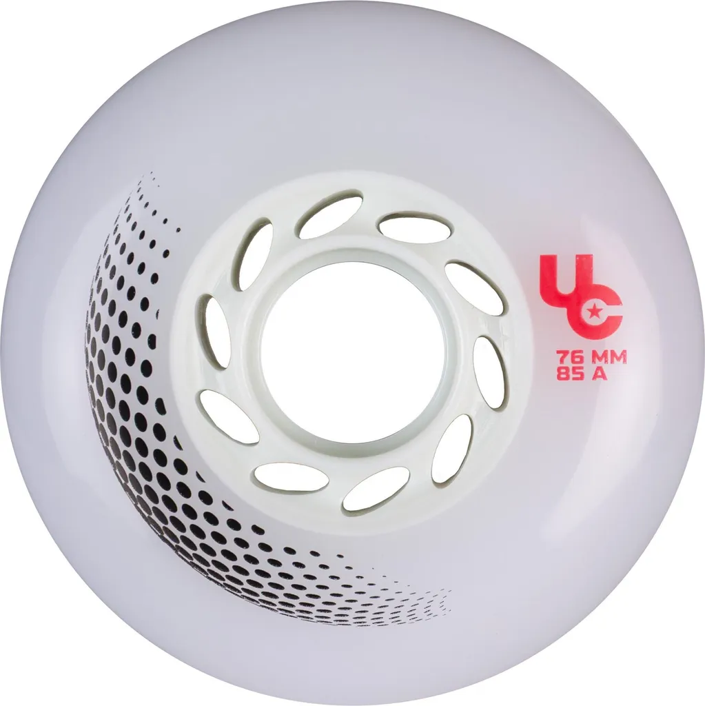 Roues Roller Undercover Vortex 76mm 85A Argent - Polyvalence et Vitesse