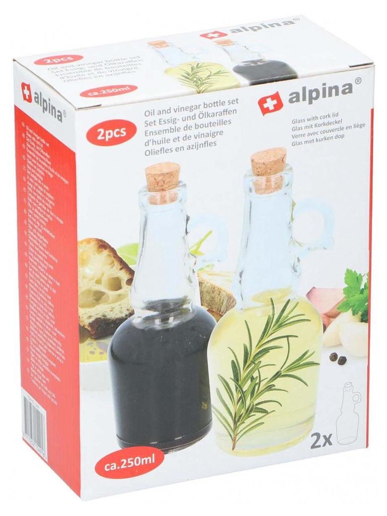 Set Di Tazze Flash In Acciaio E Olio 2 Pezzi 250Ml Alpina Immagine del prodotto 