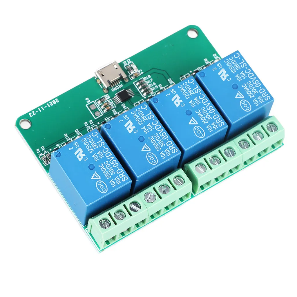 Modulo Relè per Controllo Computer: Scheda Espansione USB Robusta - 3
