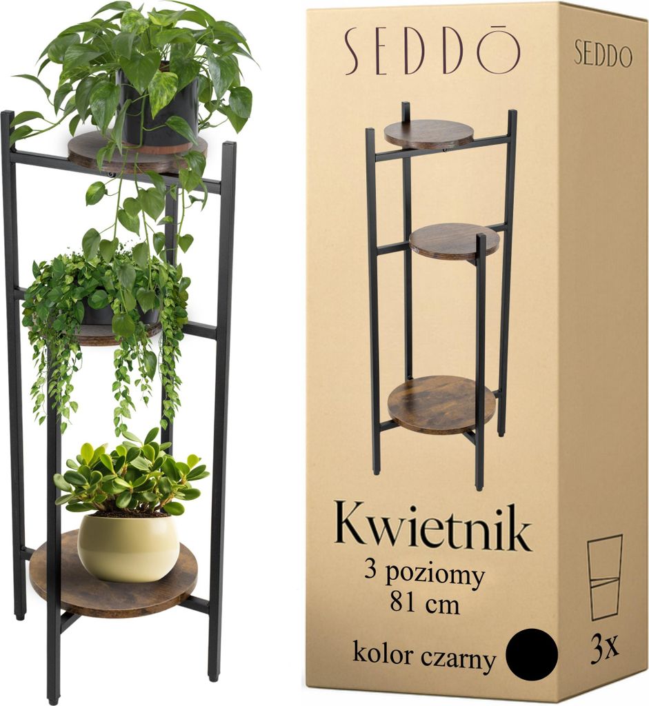 Blumenständer, Metall, Schwarz, Holz, Blumenständer, Blumen, Pflanzen