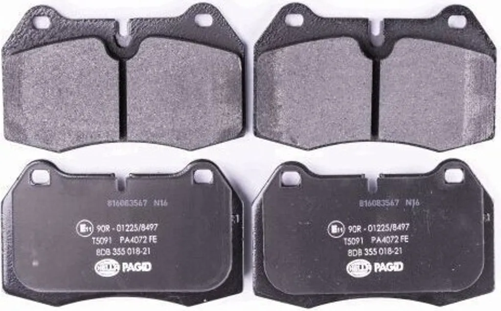 Plaquettes de Frein HELLA 8DB 355 018-211 pour BMW Série 7 E38 OE 1161975