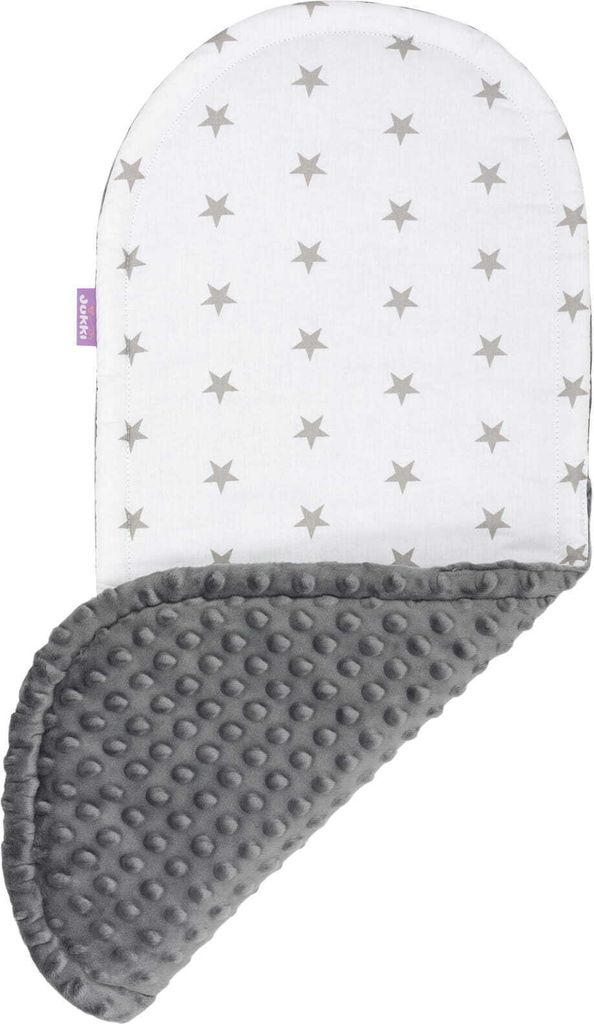 JUKKI® Baby Nestchen 5tlg MINKY SET für Neugeborene [Grey Produktbild 5
