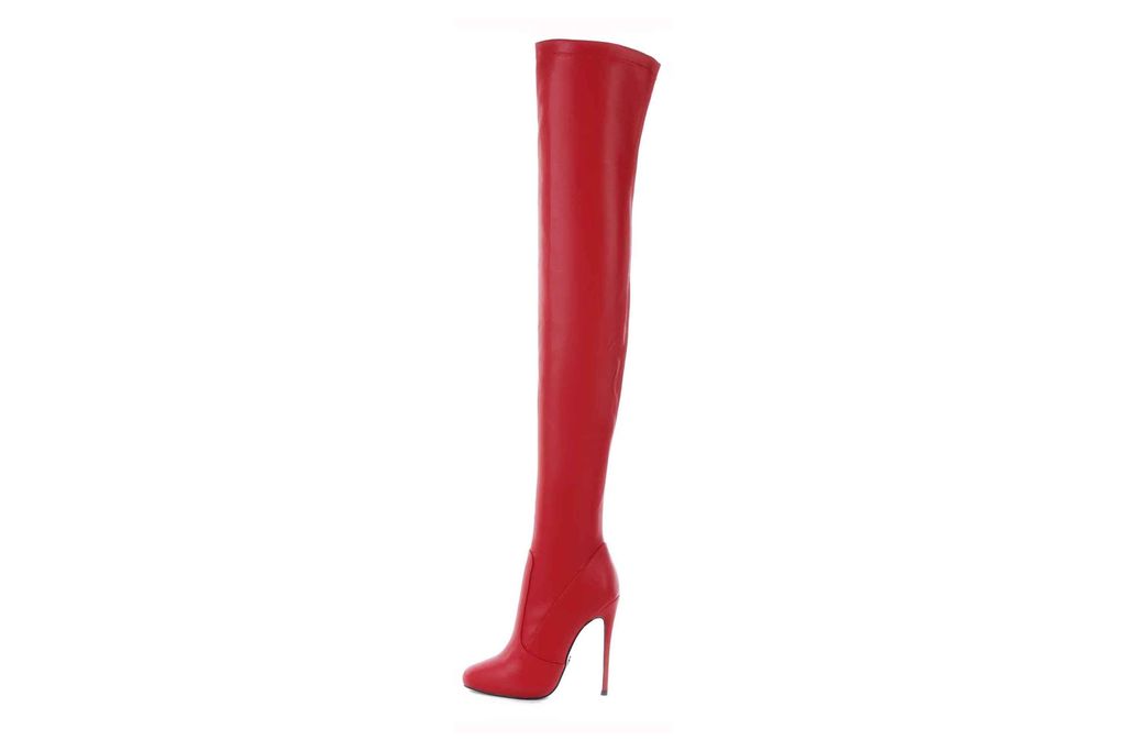 Giaro Stiefel in Übergrößen Rot BELINDA RED MATTE große Damenschuhe