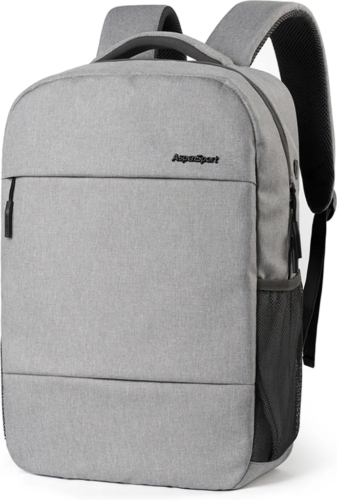 Sac à dos urbain 19L gris clair Aspensport pour le travail et loisirs