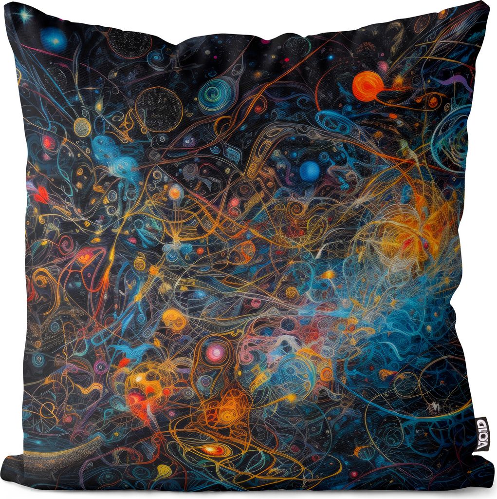 VOID Weltall Planeten Astrologie Sterne Kissenbezug Kissenhülle Polyester wasserfest Outdoor Indoor