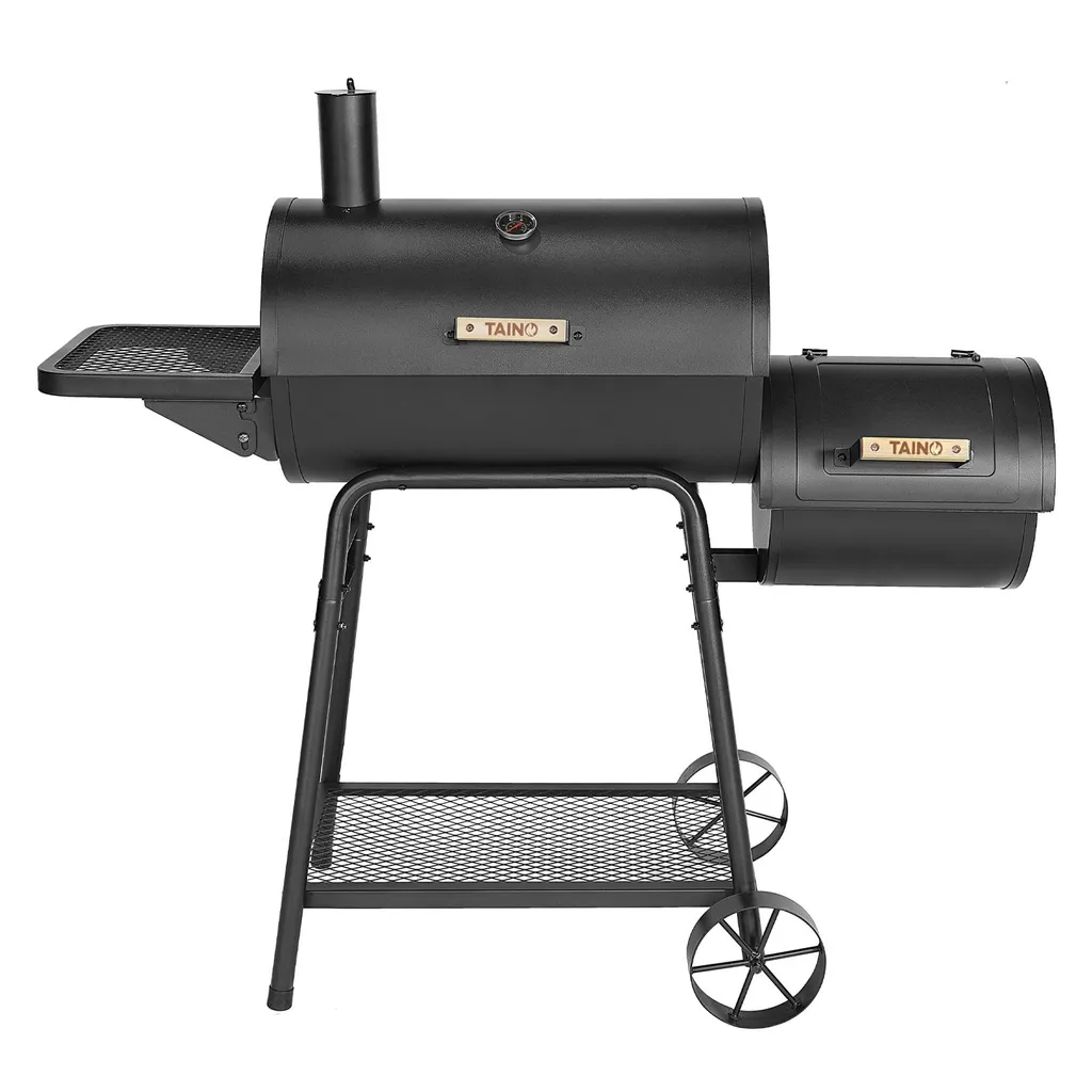 Fumoir Vertical et Barbecue Chariot TAINO KAMAYO pour Jardin et Cour