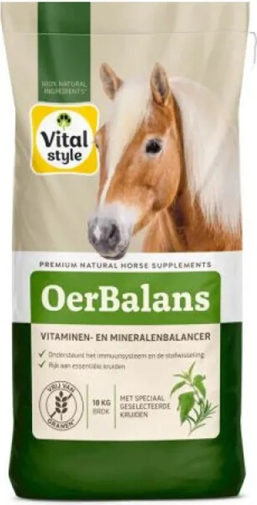 Aliment complet pour chevaux VITALstyle Primal Balance Brok en 18 KG