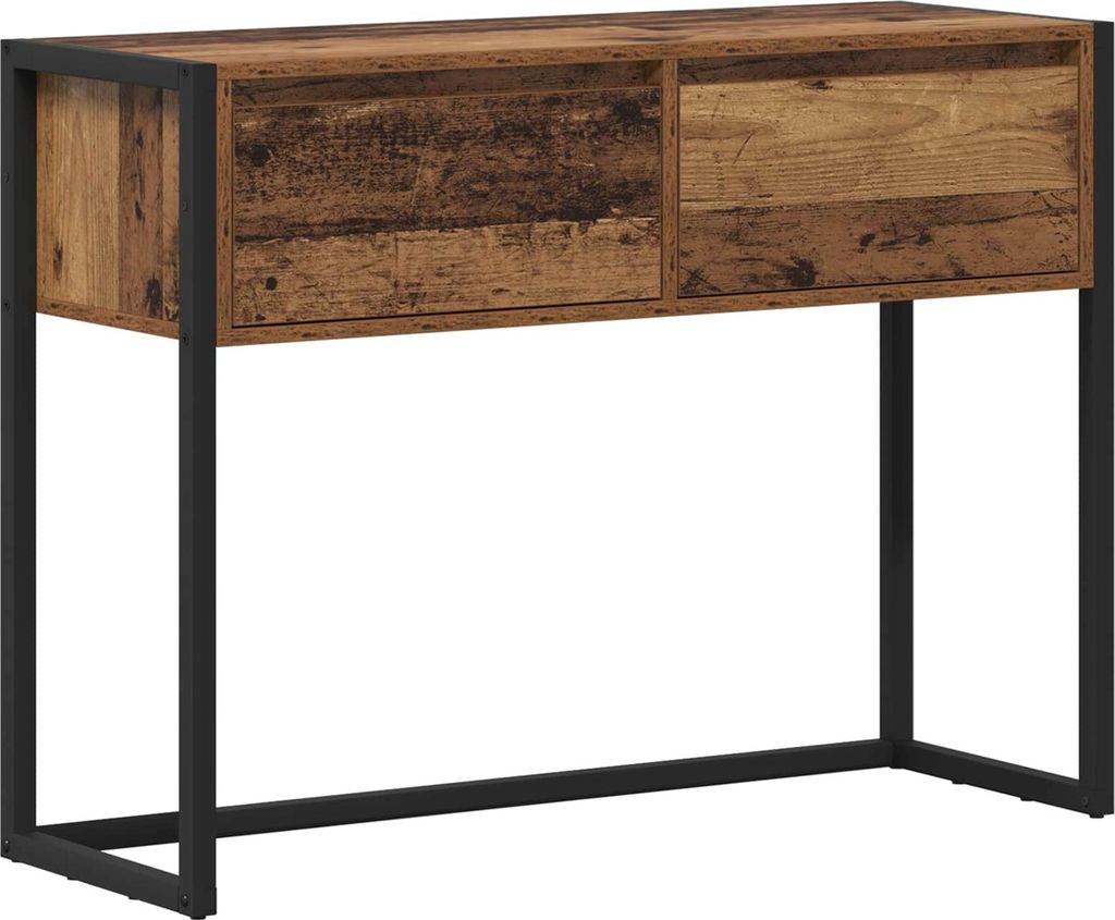 vidaXL Beistelltisch Altholz 100 x 36 x 75 cm Holzwerkstoff