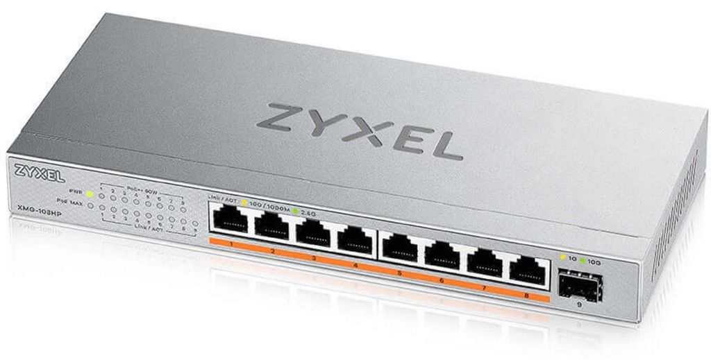Zyxel XMG-108HP-EU0101F: Zyxel Switch XMG-108, 8 poorten, Productafbeelding 