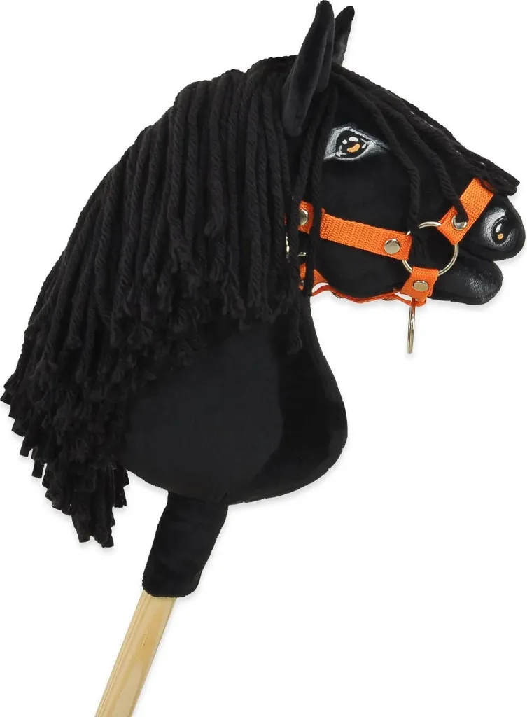 Hobby Horse A4 Cheval Noir pour Compétition de Saut et Jeu Enfant