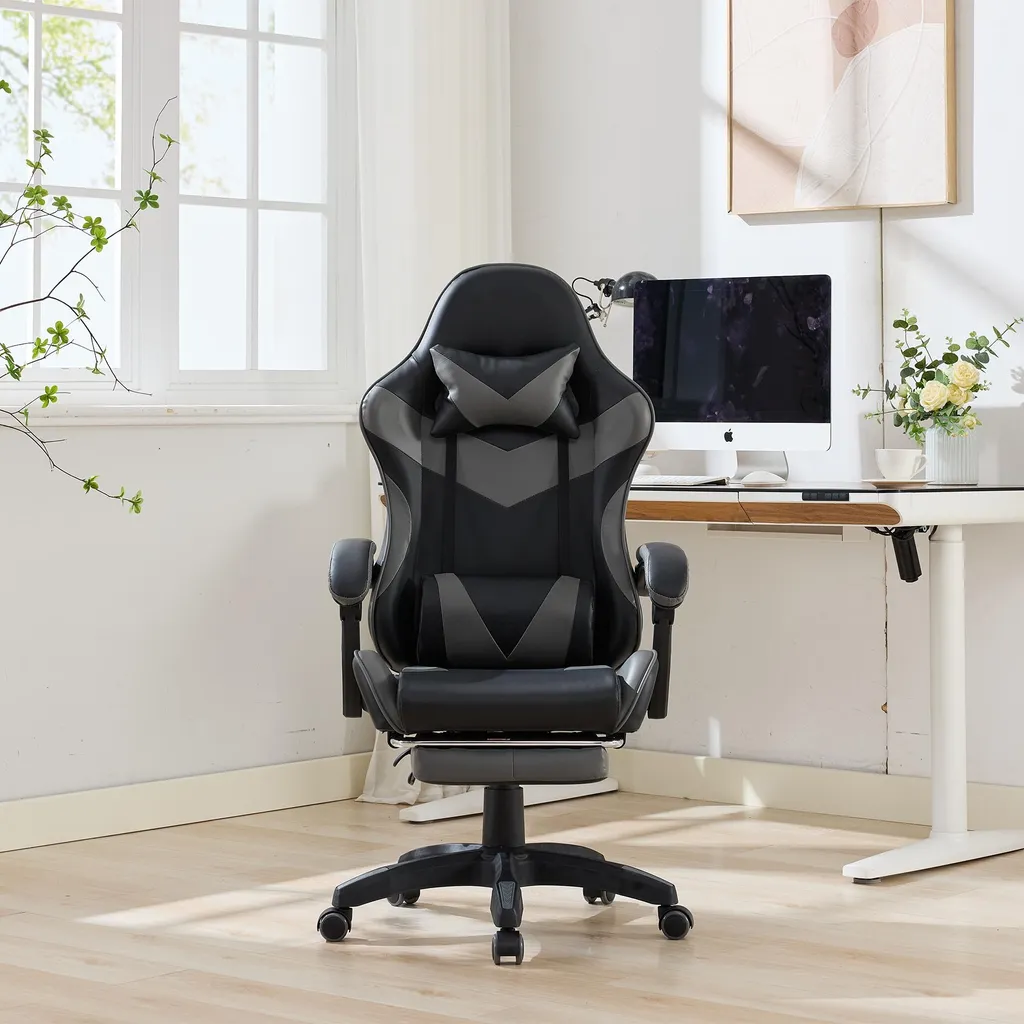 Fauteuil de bureau ergonomique massant - Siège de direction réglable