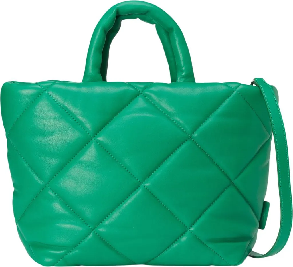 Grand sac cabas Marc O'Polo vert émeraude brillant pour femme moderne