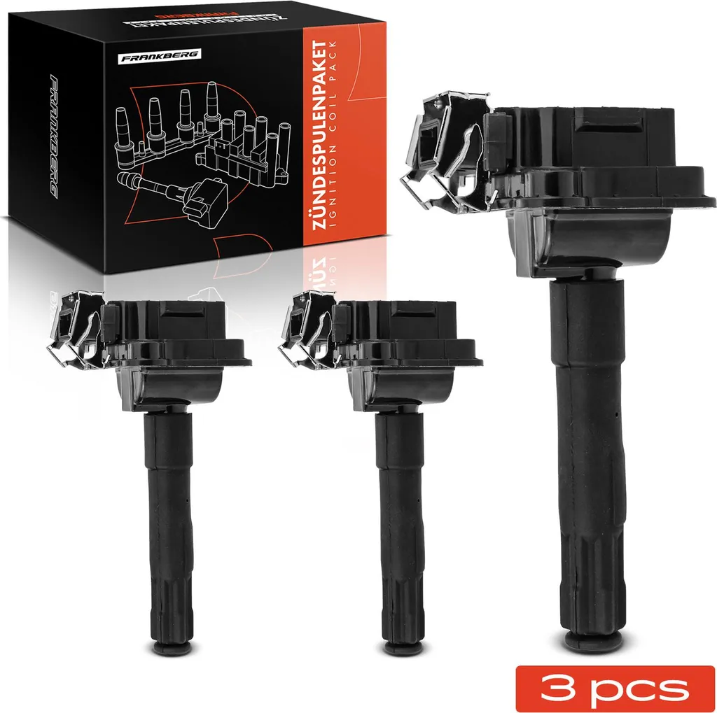 Frankberg 3x Bobine Accensione VW Golf 4 Passat Audi A3 A4 A6 - Ricambio OEM