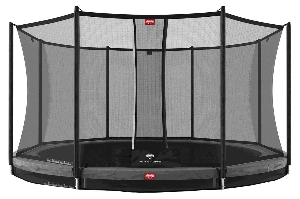 BERG Bodentrampolin Favorit InGround 330 + Sicherheitsnetz Produktbild 