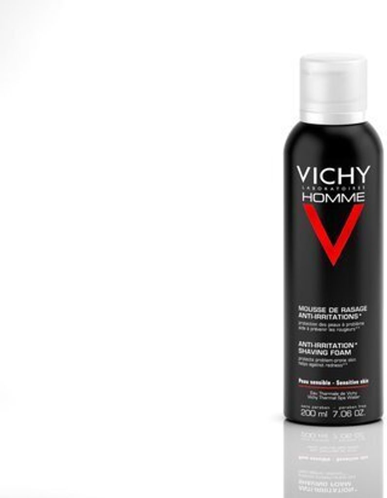 Vichy Homme Rasierschaum Anti-Hautirritationen (200ml) Produktbild 