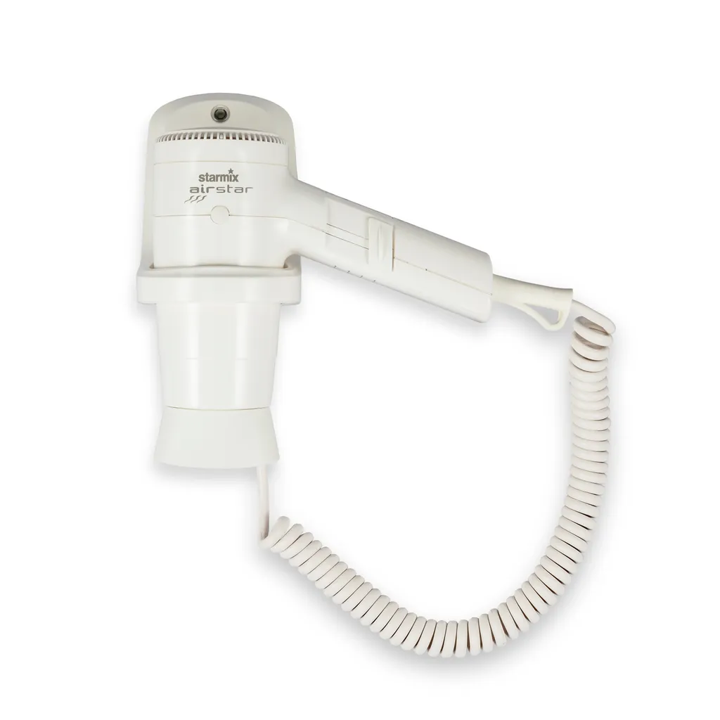 Asciugacapelli Starmix HFW12 ws 1200W - Phon Parete Professionale Hotel