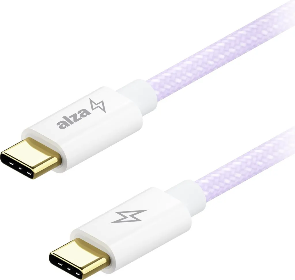Câble USB-C 100W ultra résistant 2 mètres, design CompactCore violet - 4