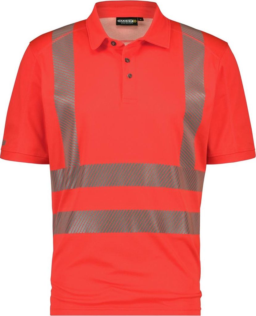 DASSY Warnschutz UV Shirt BRANDON Gr. 3XL neonrot Produktbild 