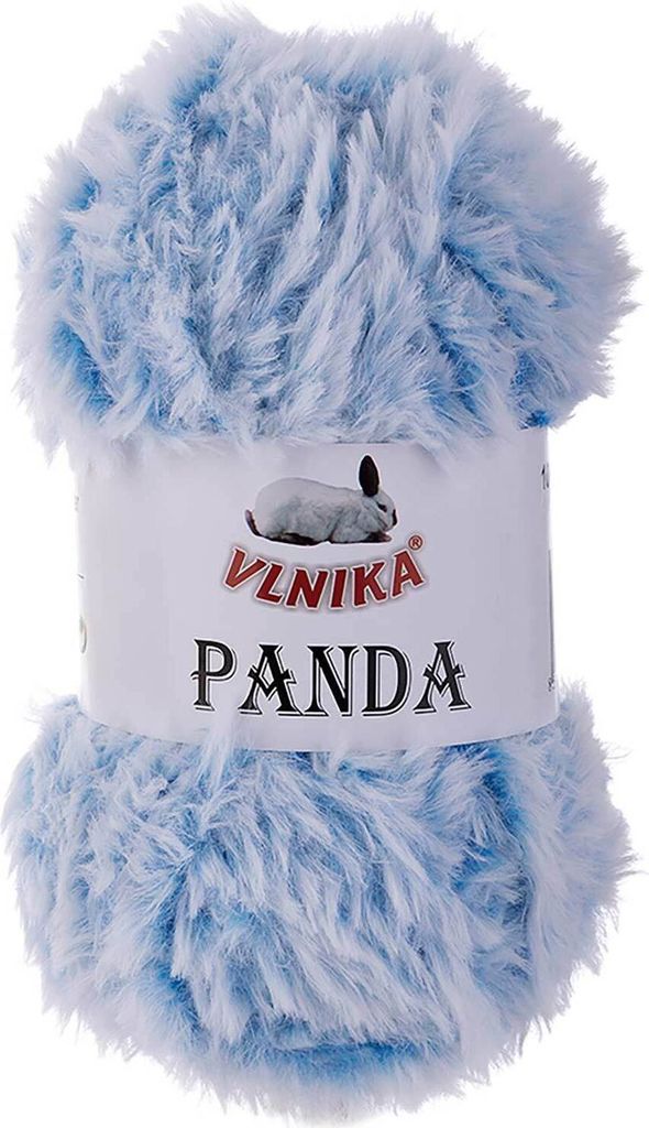 100g Strickgarn Panda Strick-Wolle Kunstfell Kuschelwolle Plüschwolle - Farbwahl
