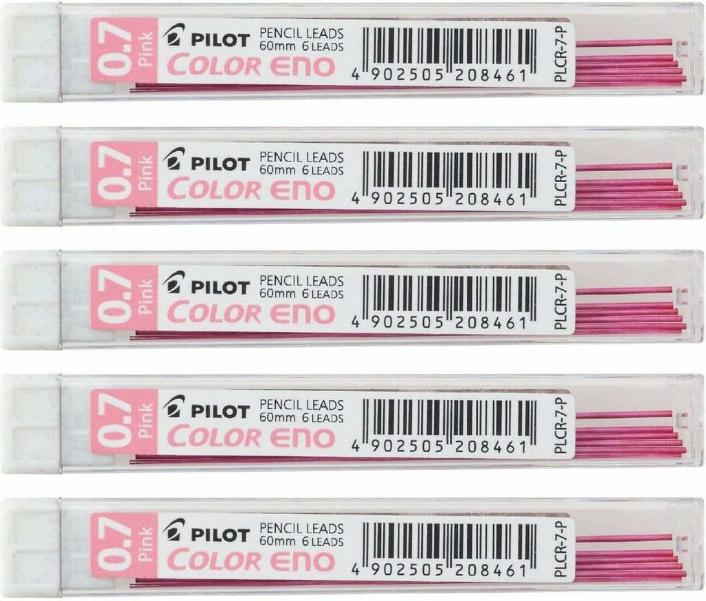PILOT Color Eno Minen 5er-Set pink Produktbild 