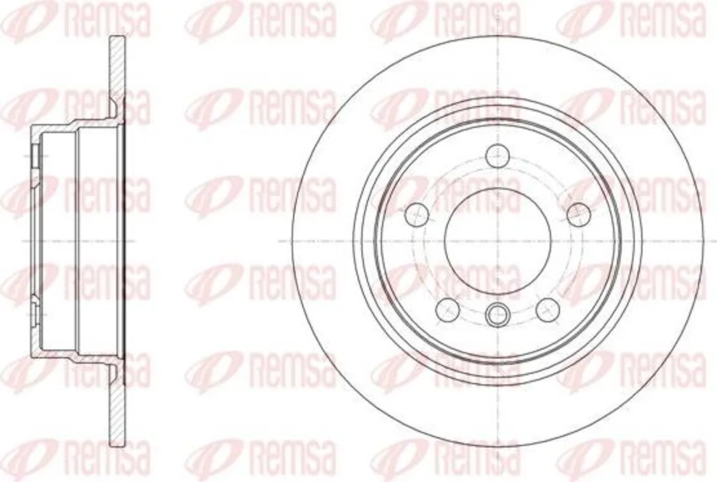 Disque de frein REMSA haute friction pour Série 2 F23 et Série 1 F20