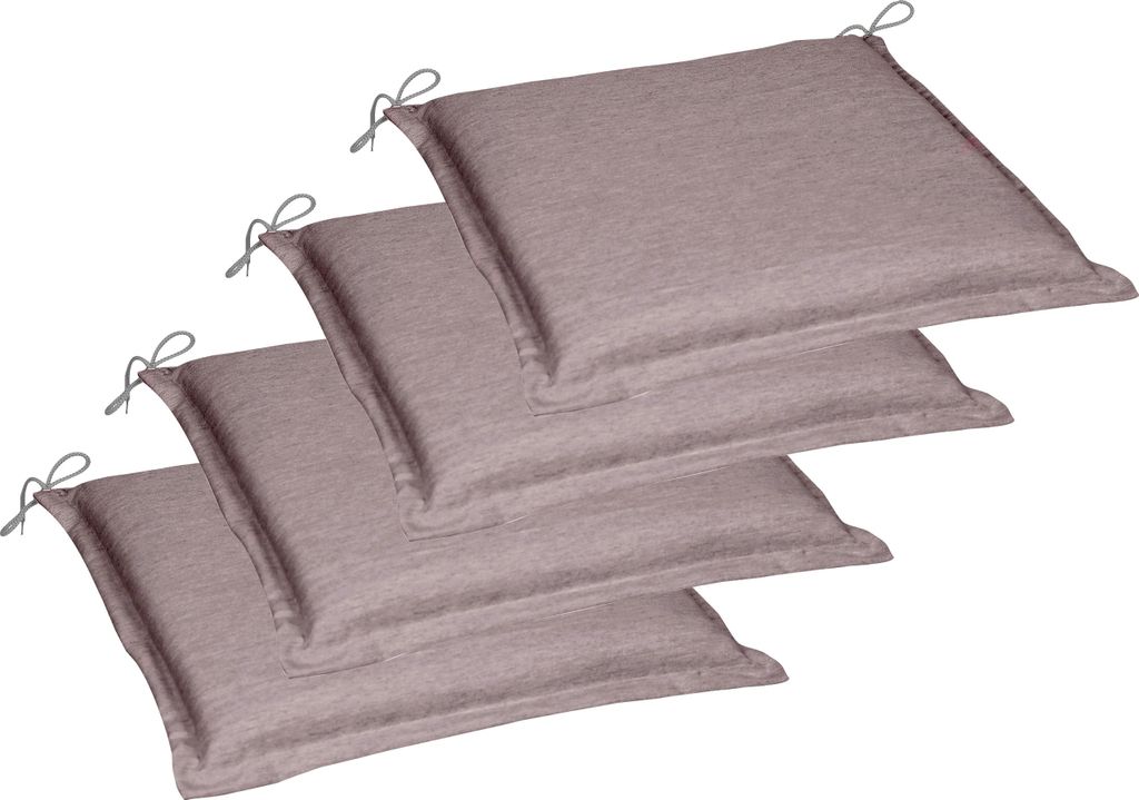 GO-DE Textil, Sitzkissen Sitzmöbel, 4er-Set, Farbe: taupe, Produktbild 