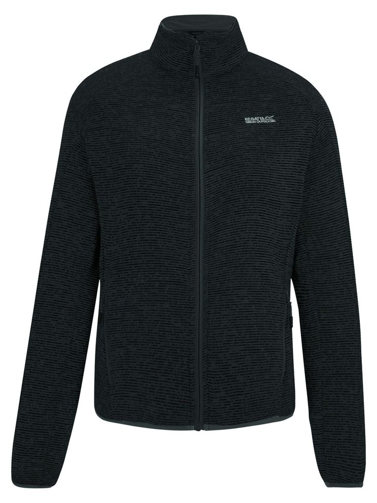 Regatta - "Newhill" Fleecejacke für Damen, Durchgehender Reißverschluss RG12326 (42 DE) (Schwarz)