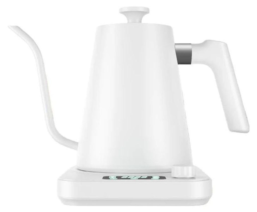 Intelligenter Wasserkocher - Elektrisch 1200 W - Temperaturregelung - Innen aus Edelstahl - Trockenlaufschutz - Automatische Abschaltung - EU-Steck...