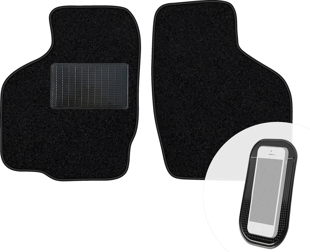 Tappetini Anteriori Suzuki Ignis 2003-2016 - Velluto Nero moto-MOLTICO