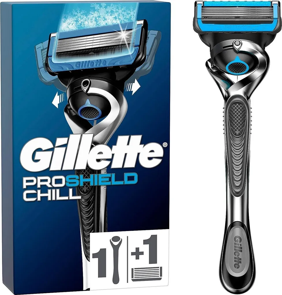 Rasoio Gillette Proshield Chill: Protezione da Irritazioni e Lame 5-Stars