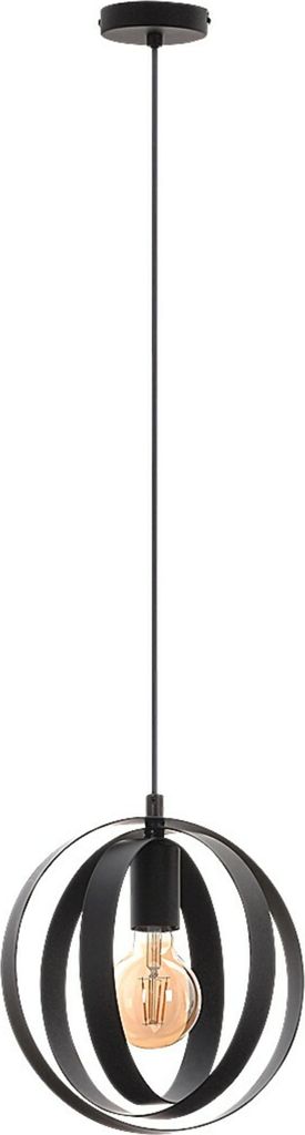 Rabalux 5360 Pendelleuchte 1 Spot Cortado, E27, schwarz, Kugel-rund, Industriell, ø250mm