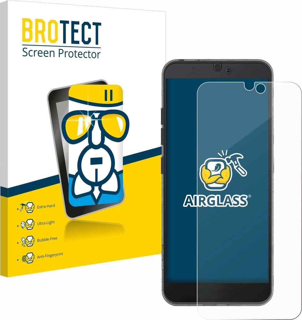 BROTECT Schutzglas für Fairphone 3 Schutzfolie Panzer Folie Glas Display Schutz klar