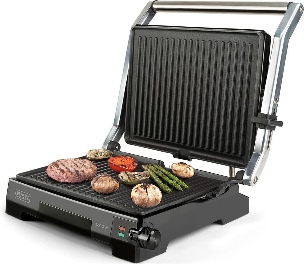 Black+Decker BXGR2200E Kontaktgrill 2.200 Watt Produktbild 